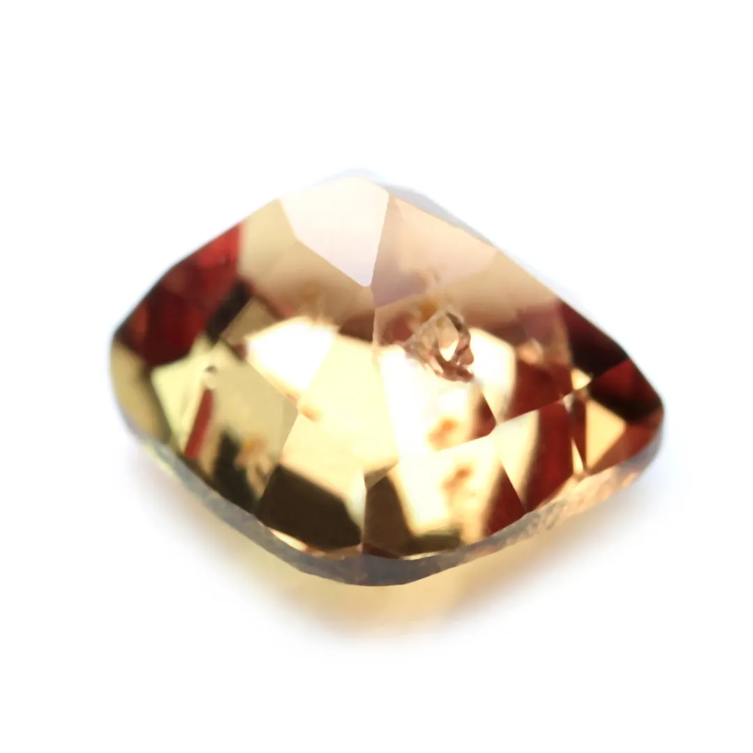 0.59ct Certified Natural Orange Sapphire