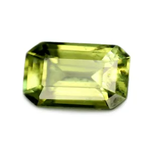 0.60ct Certified Natural Green Sapphire