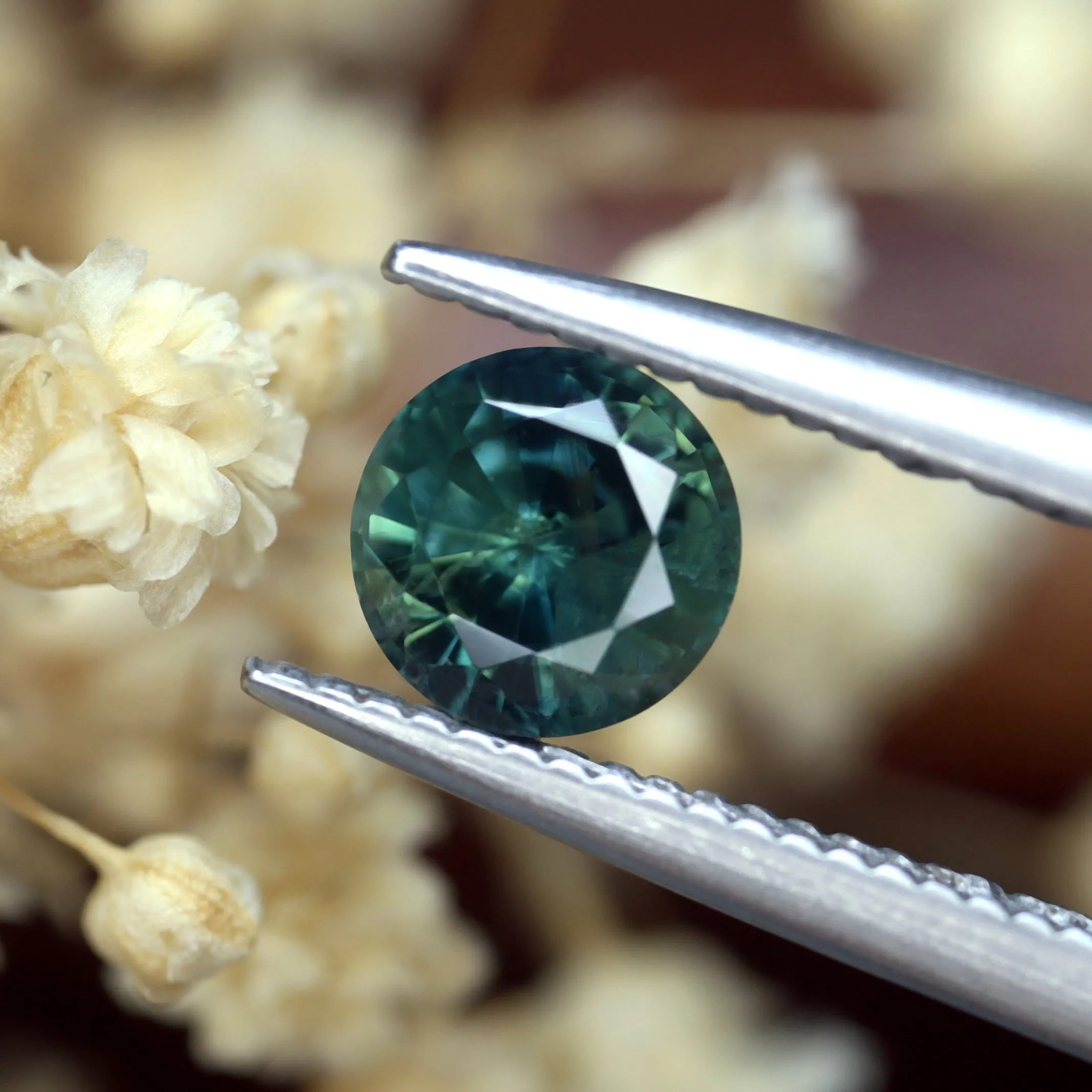 0.60ct Certified Natural Teal Sapphire