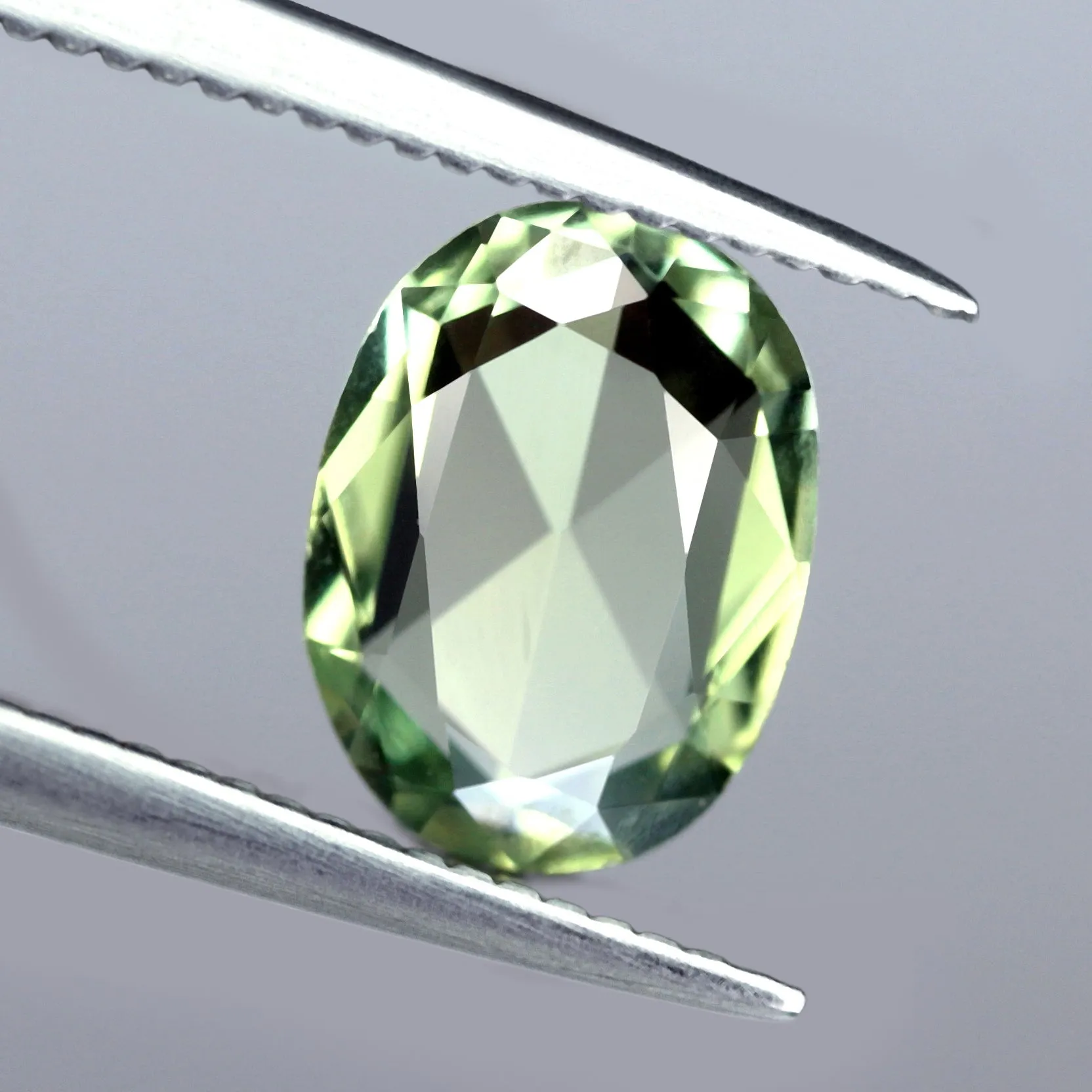0.61ct Certified Natural Green Sapphire