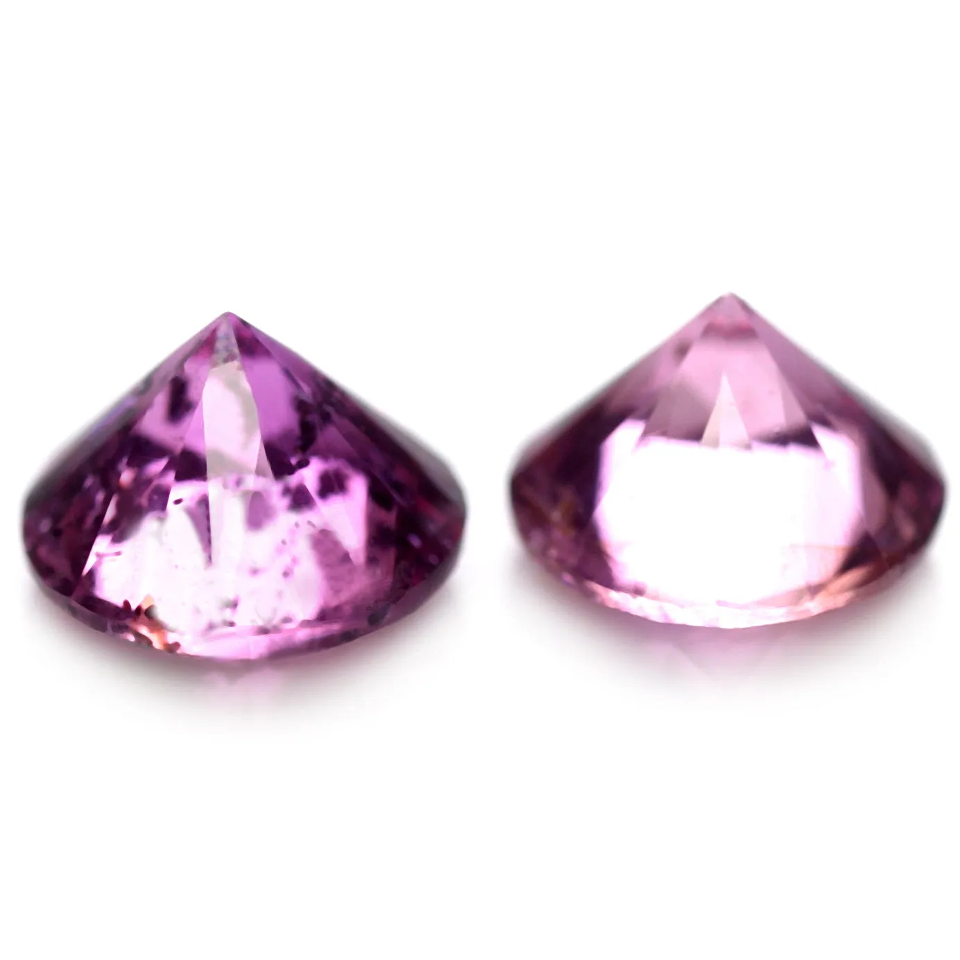 0.61ct Certified Natural Pink Sapphire Matching Pair