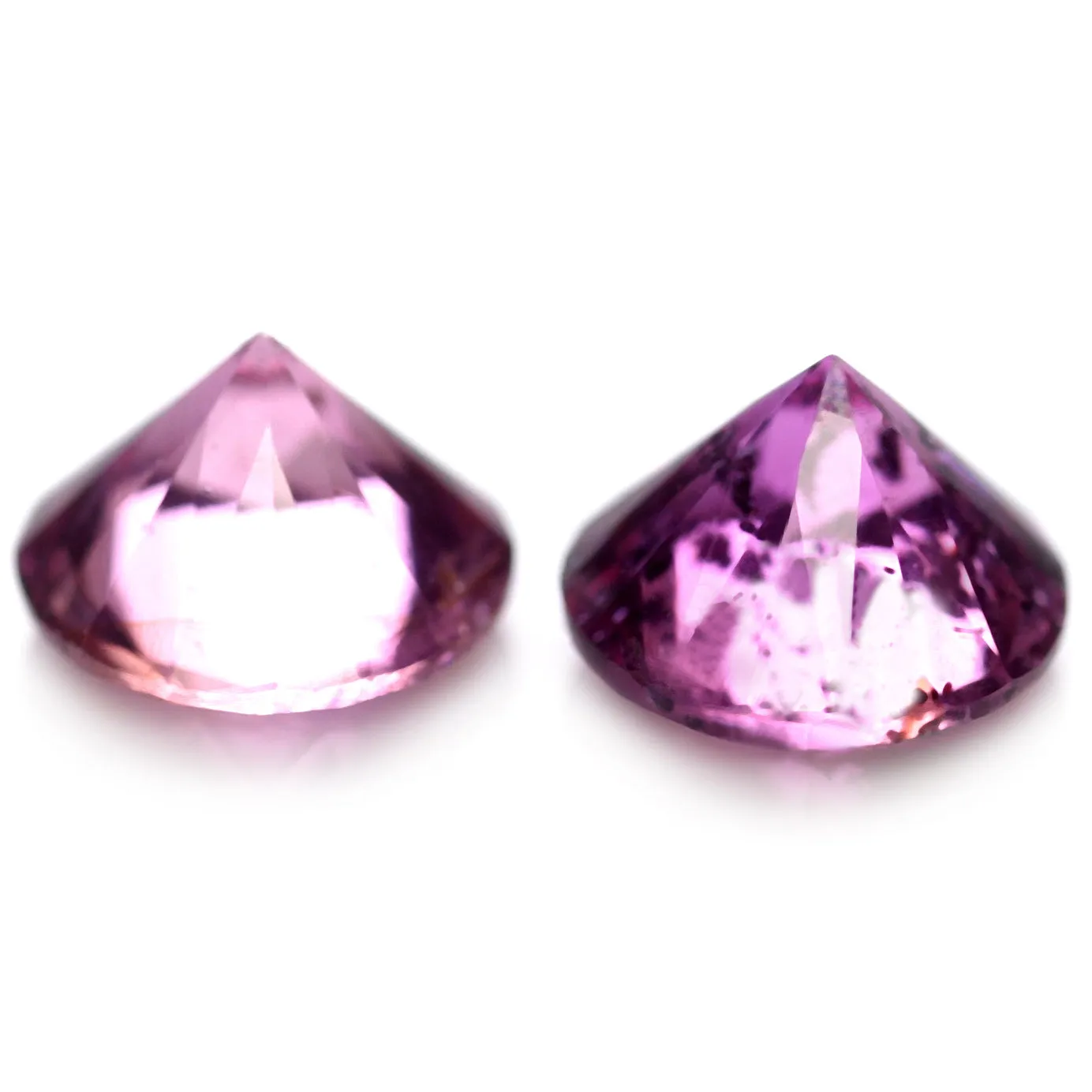 0.61ct Certified Natural Pink Sapphire Matching Pair