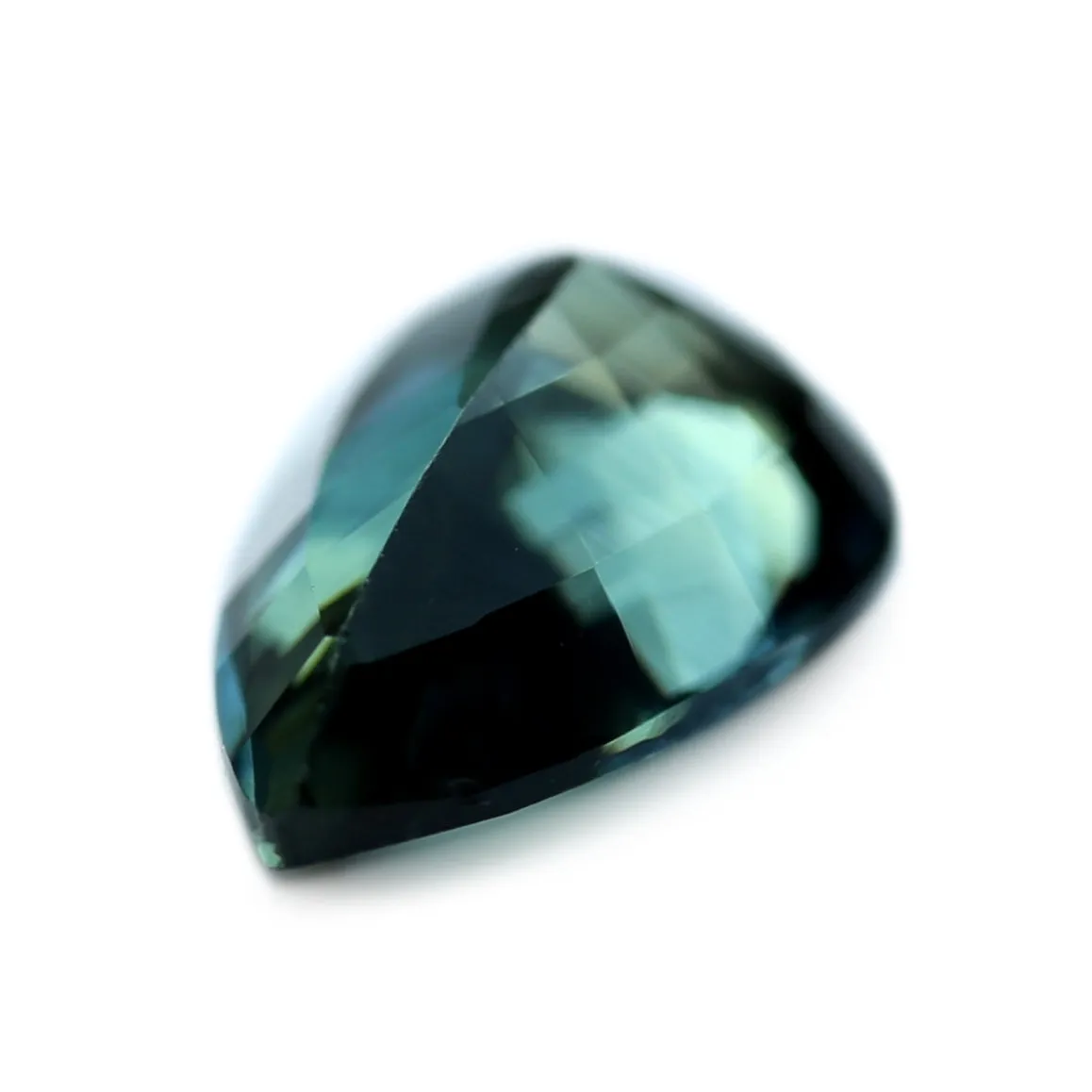 0.61ct Certified Natural Teal Sapphire