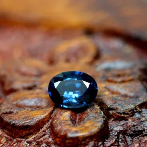 0.61ct Certified Natural Teal Sapphire