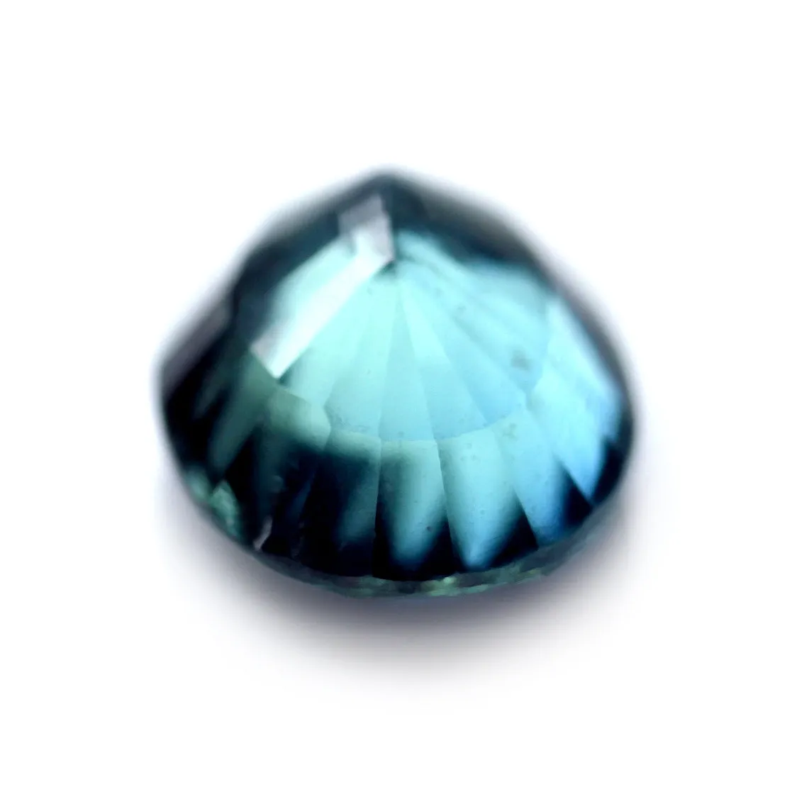 0.61ct Certified Natural Teal Sapphire