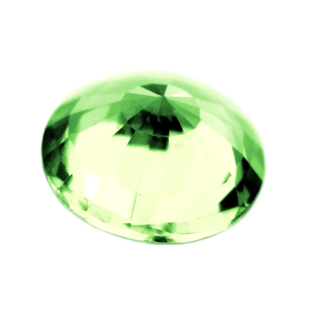 0.62ct Certified Natural Green Sapphire