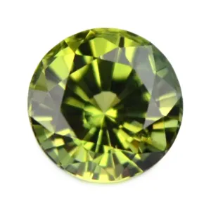 0.62ct Certified Natural Green Sapphire