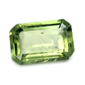 0.62ct Certified Natural Green Sapphire