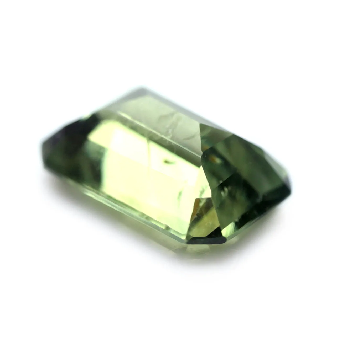 0.62ct Certified Natural Green Sapphire