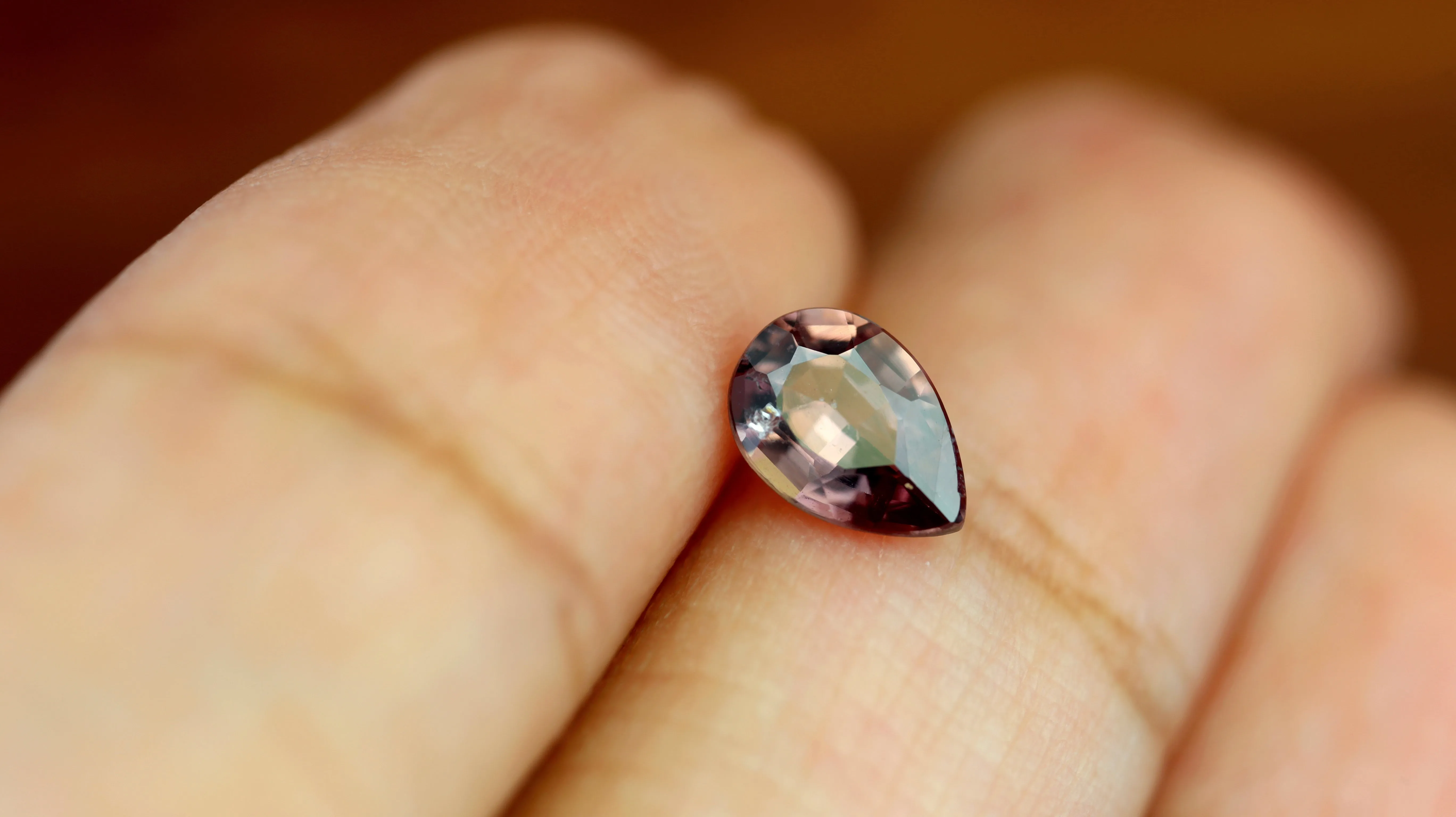 0.63ct Certified Natural Peach Sapphire