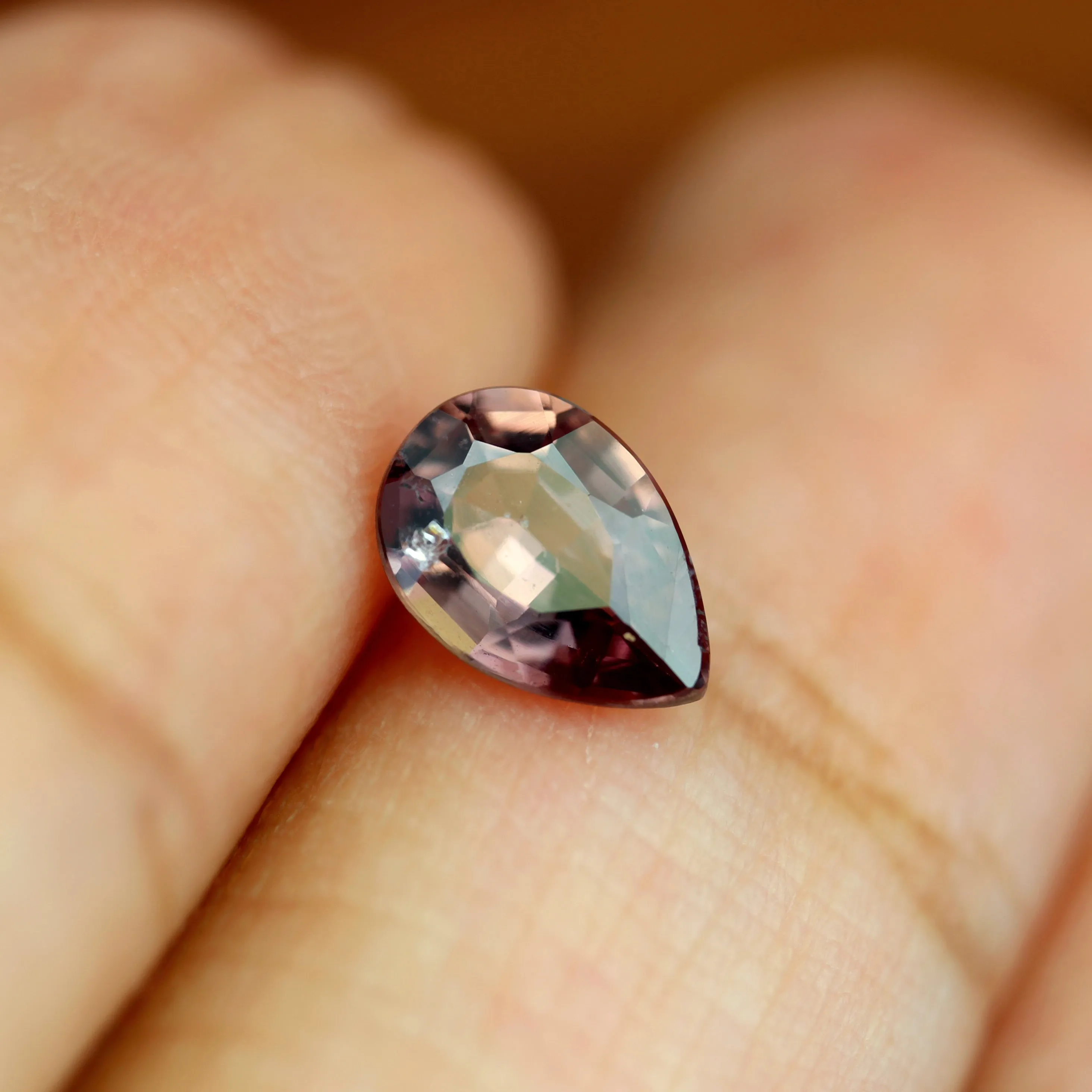 0.63ct Certified Natural Peach Sapphire