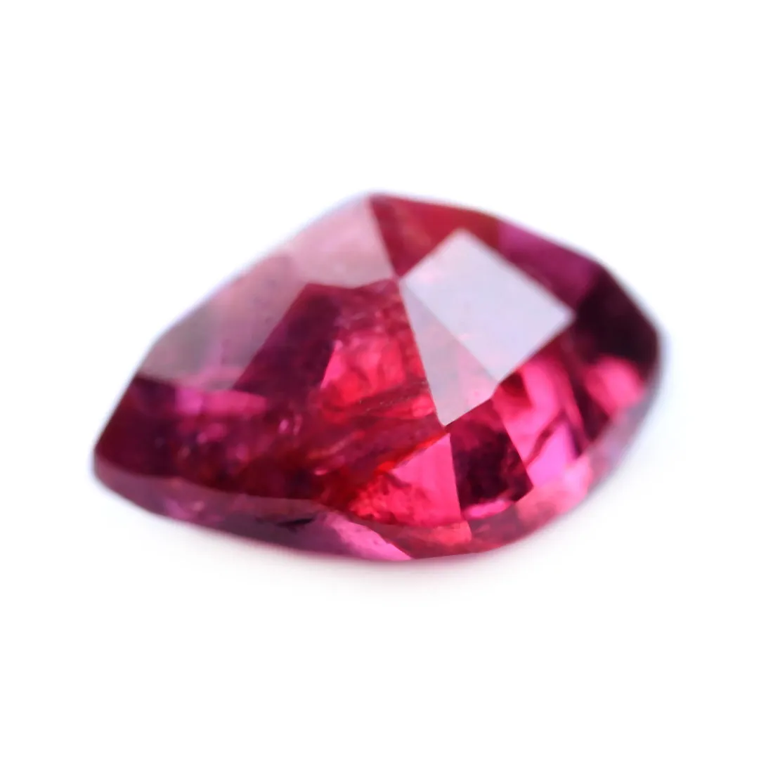 0.63ct Certified Natural Red Ruby