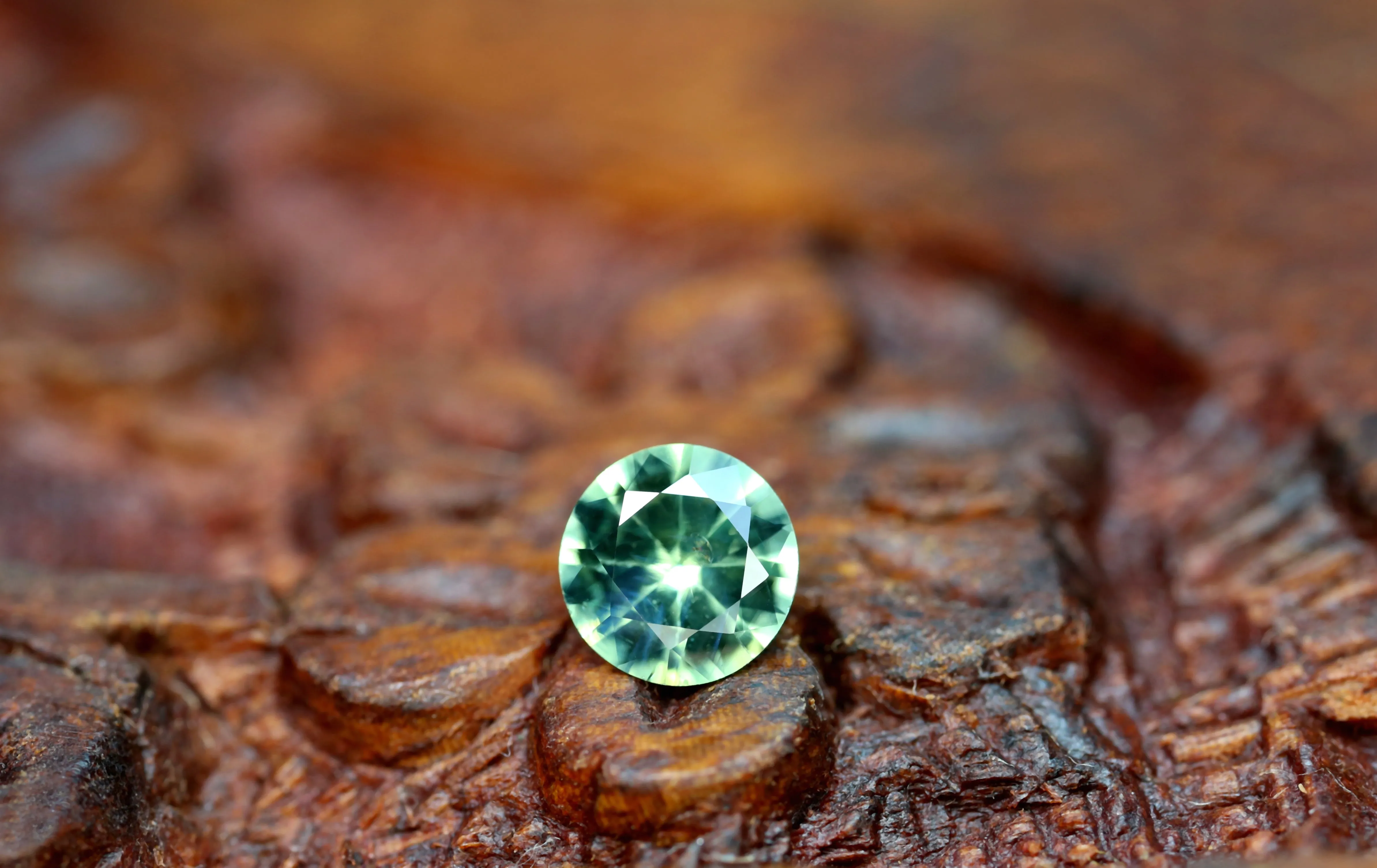 0.63ct Certified Natural Teal Sapphire