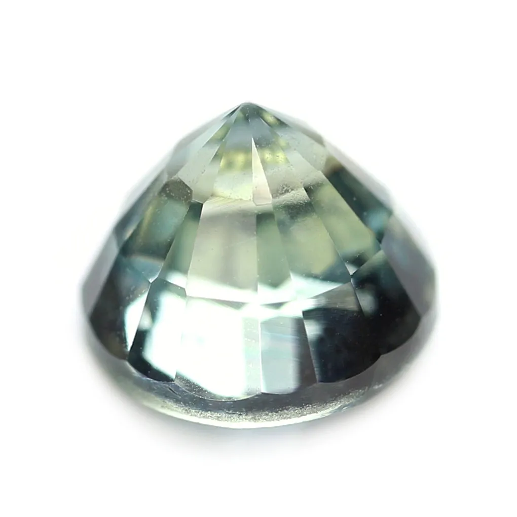 0.63ct Certified Natural Teal Sapphire