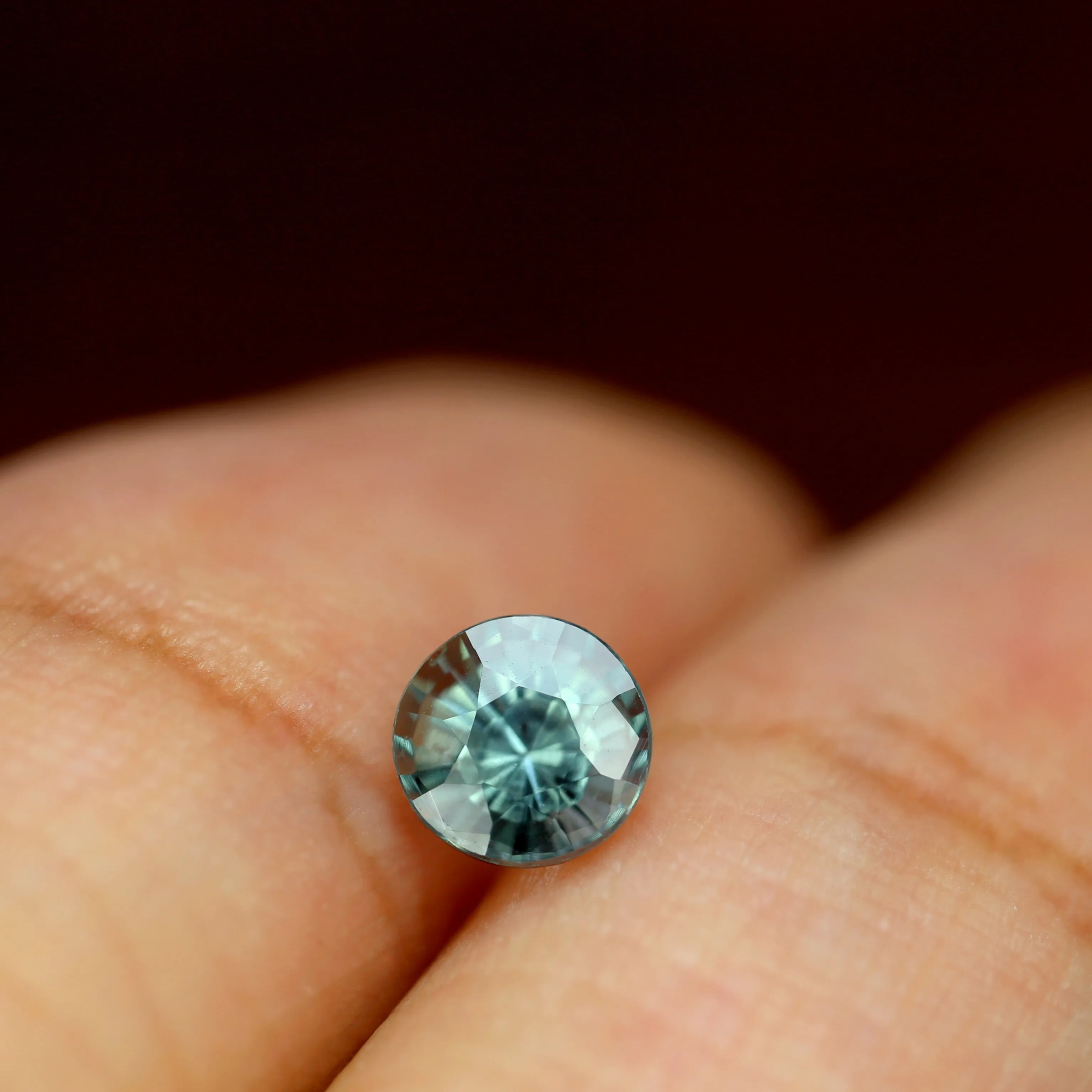 0.63ct Certified Natural Teal Sapphire