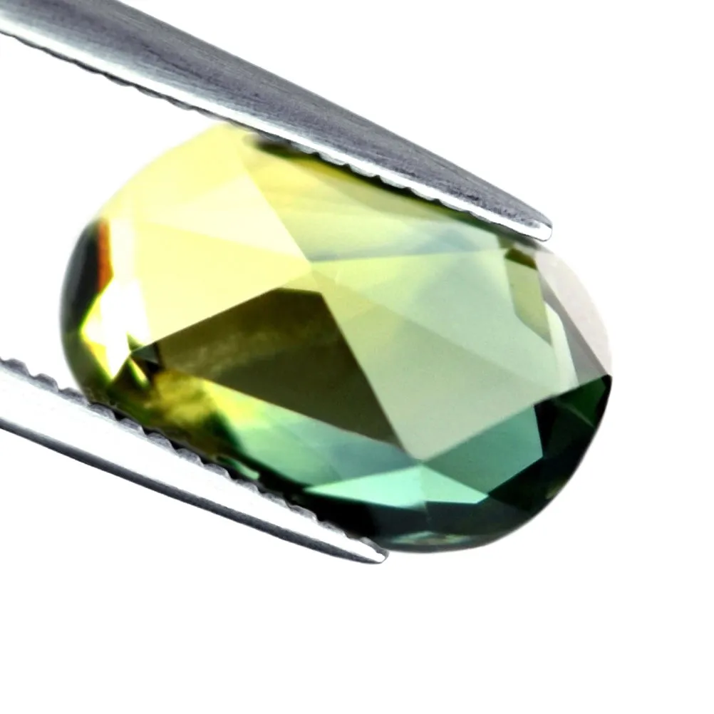 0.64ct Certified Natural Green Sapphire