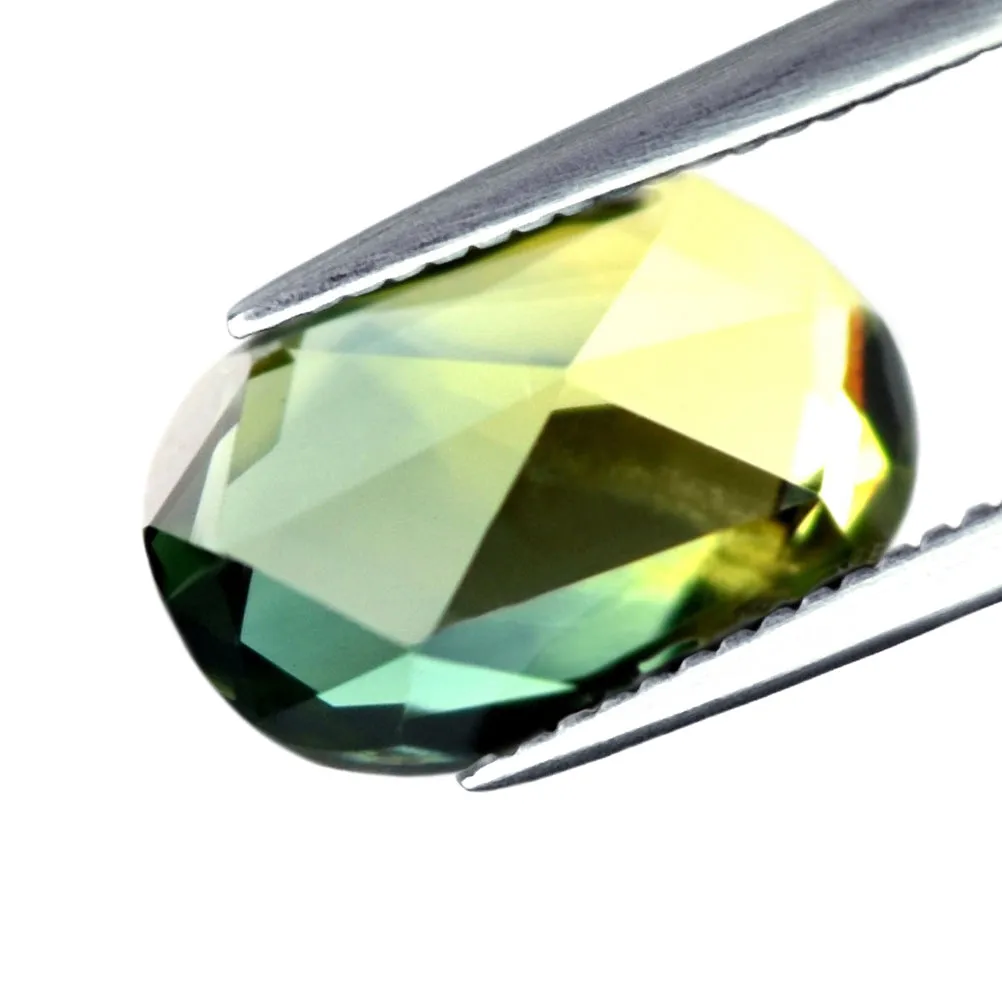 0.64ct Certified Natural Green Sapphire
