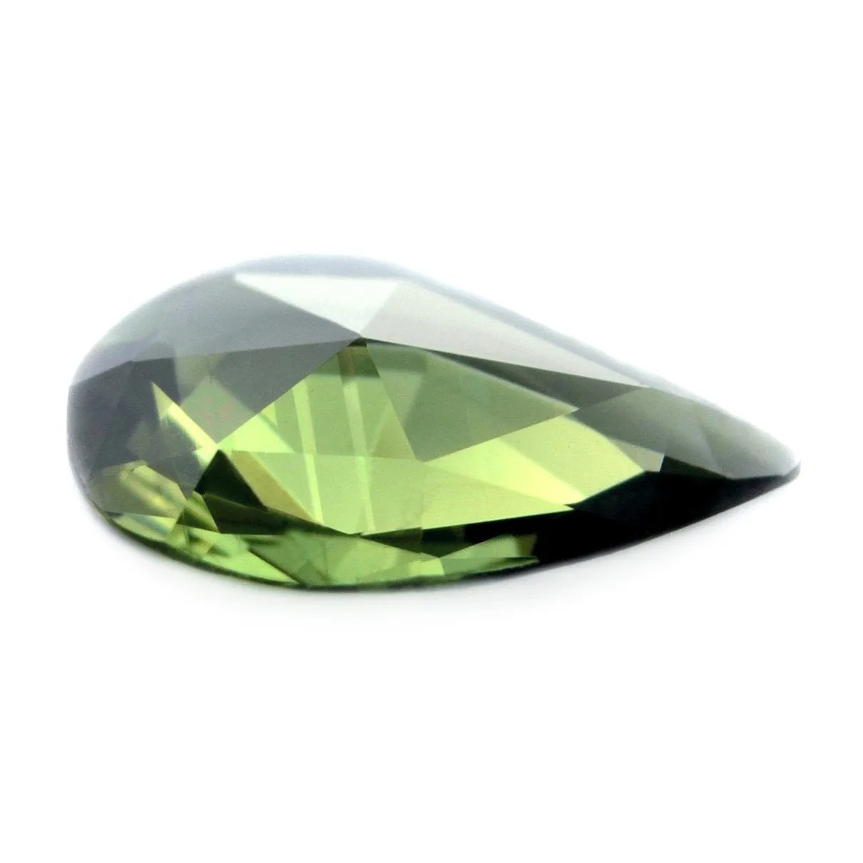 0.64ct Certified Natural Green Sapphire