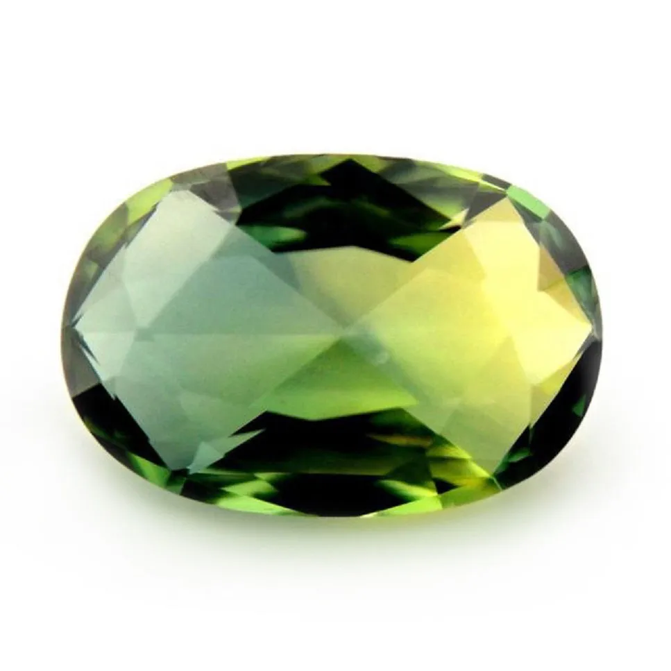 0.64ct Certified Natural Green Sapphire