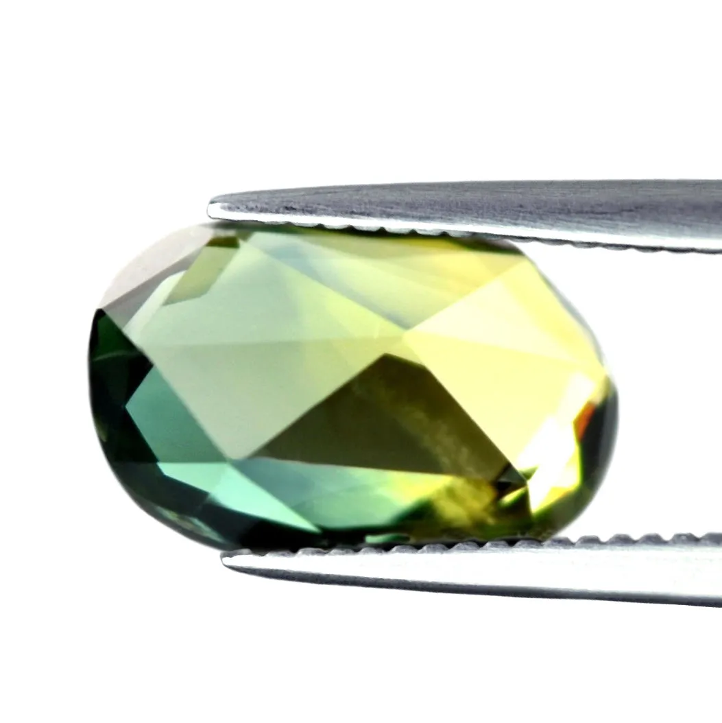 0.64ct Certified Natural Green Sapphire