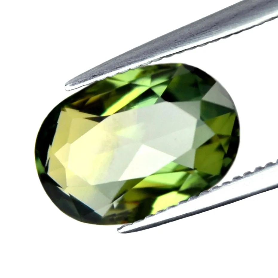 0.64ct Certified Natural Green Sapphire