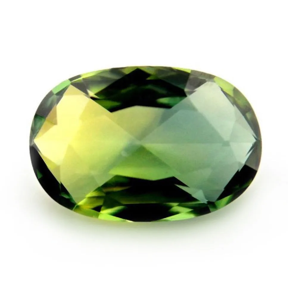 0.64ct Certified Natural Green Sapphire