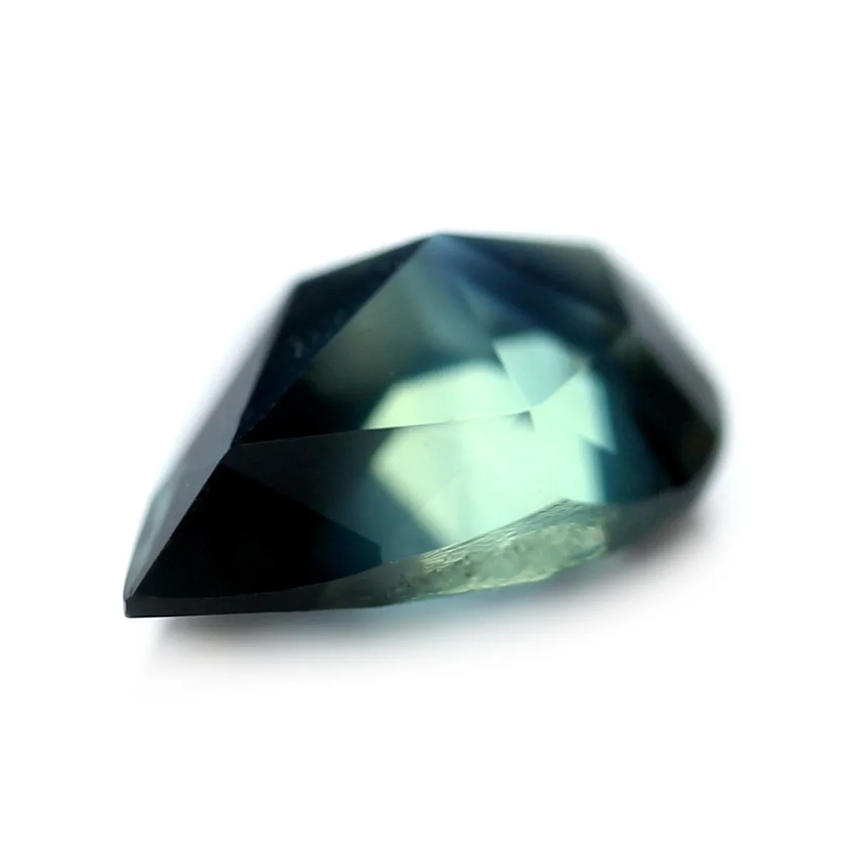 0.64ct Certified Natural Teal Sapphire