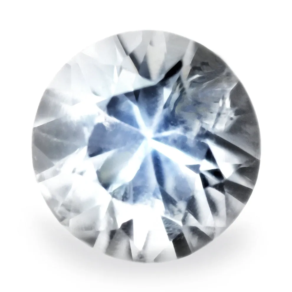 0.64ct Certified Natural White Sapphire