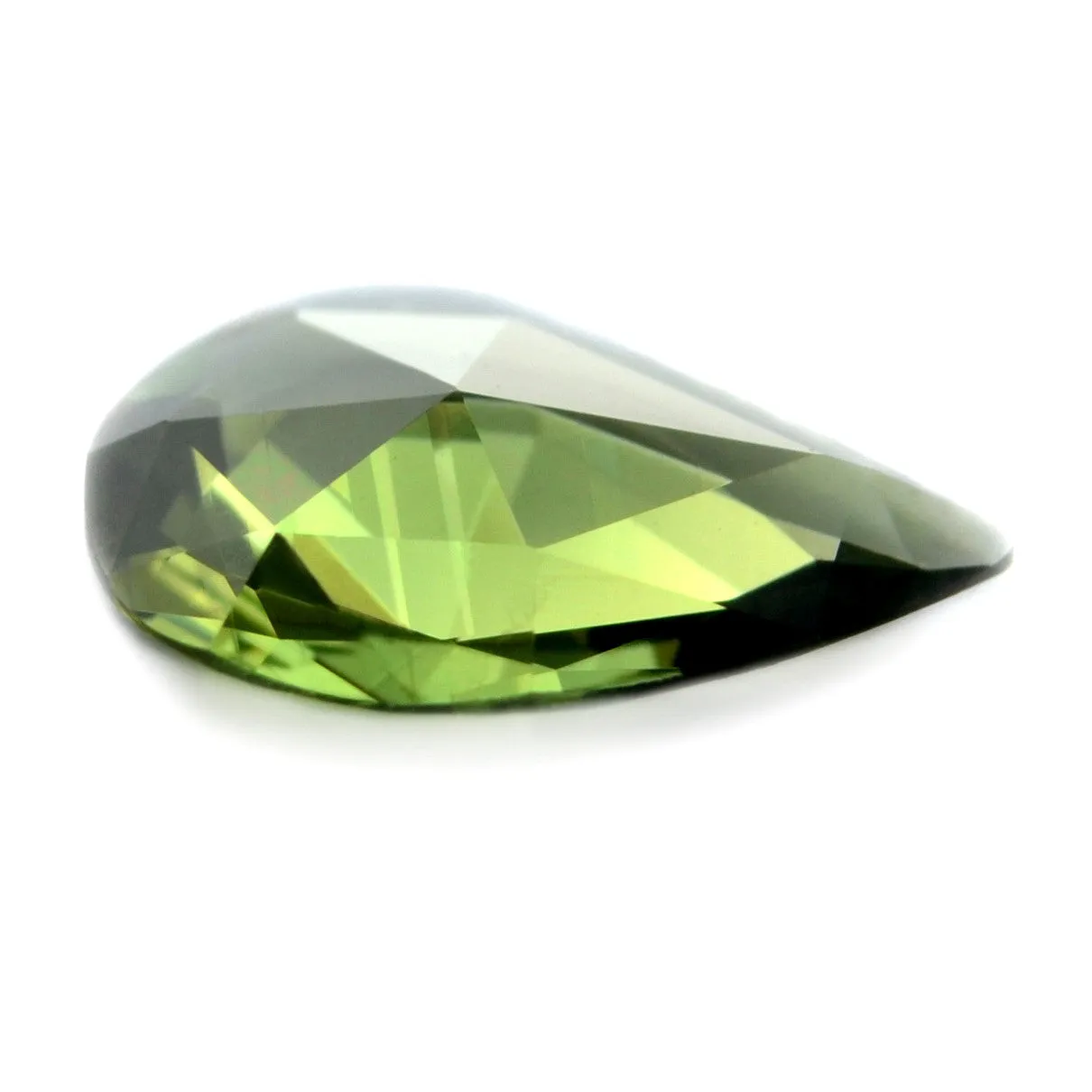 0.65 ct Certified Natural Green Sapphire