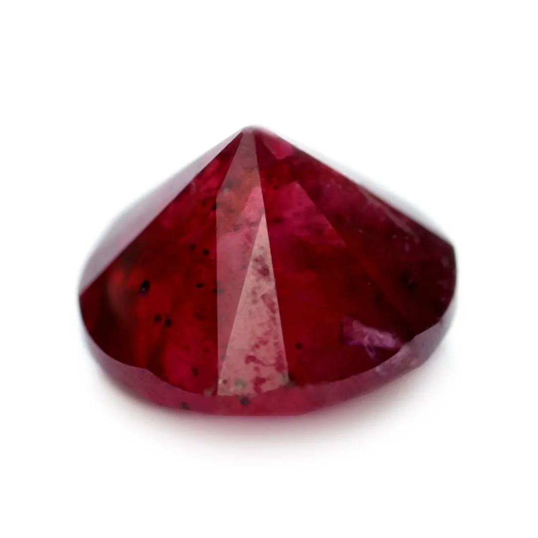 0.65ct Certified Natural Red Color Ruby