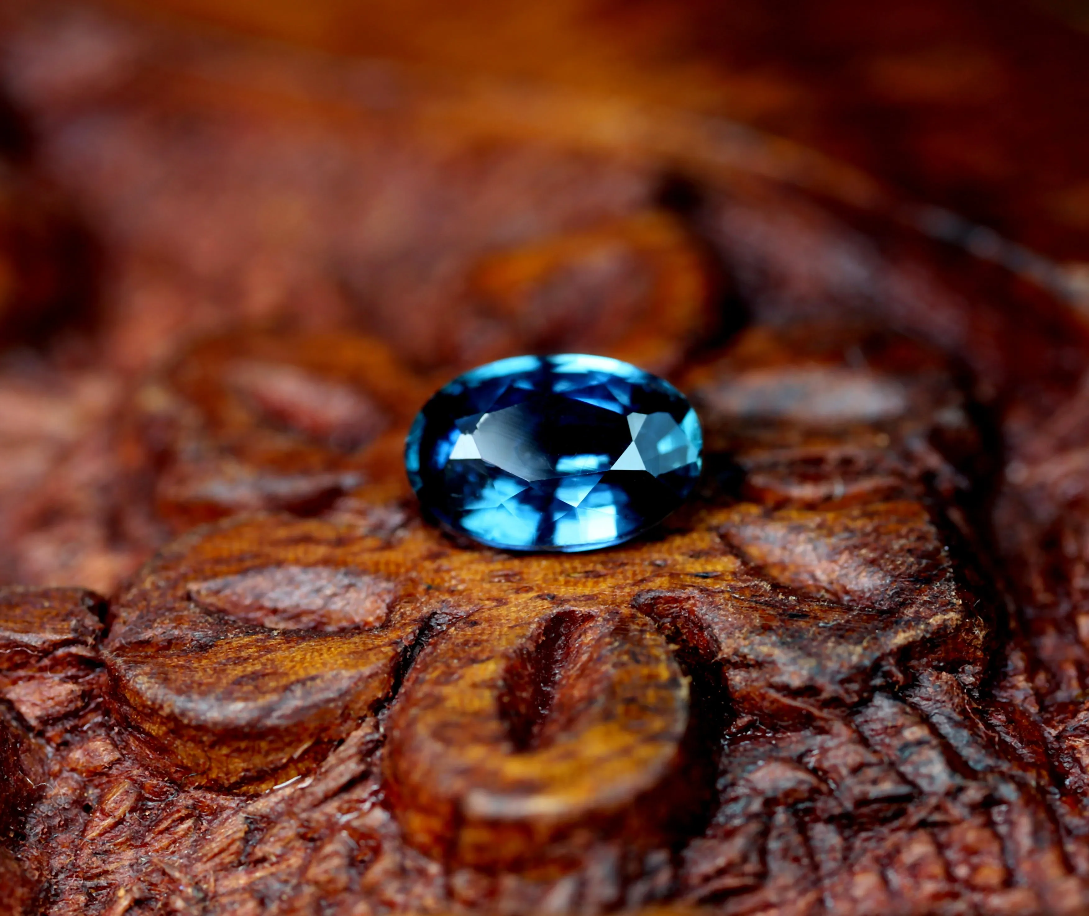 0.66ct Certified Natural Blue Sapphire