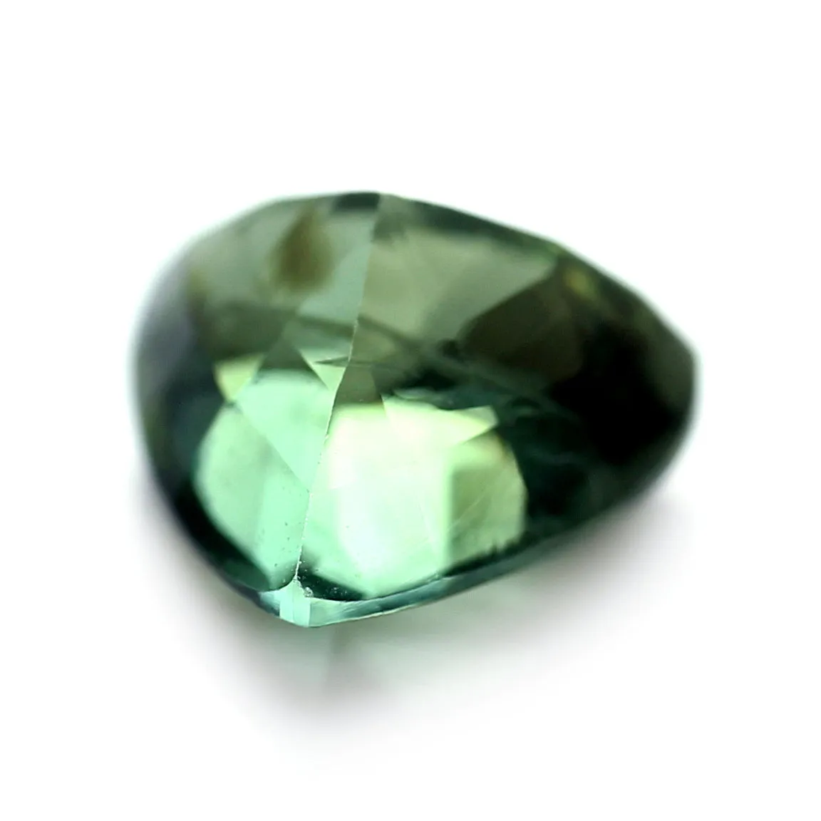 0.66ct Certified Natural Green Sapphire