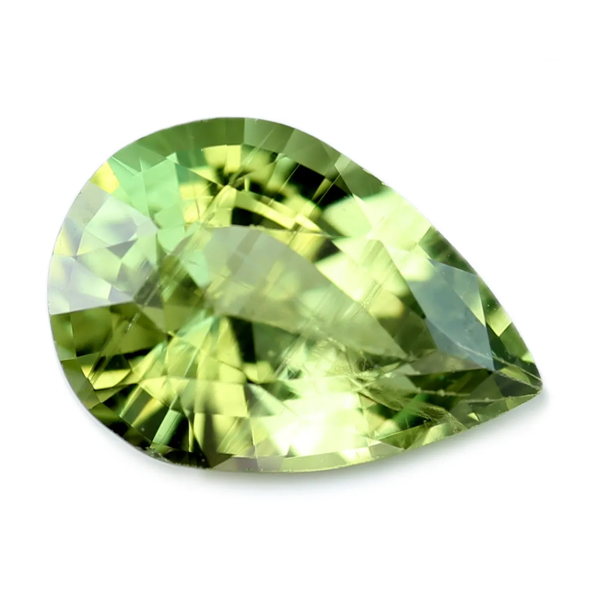 0.66ct Certified Natural Green Sapphire