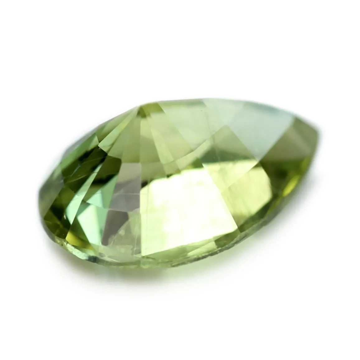 0.66ct Certified Natural Green Sapphire