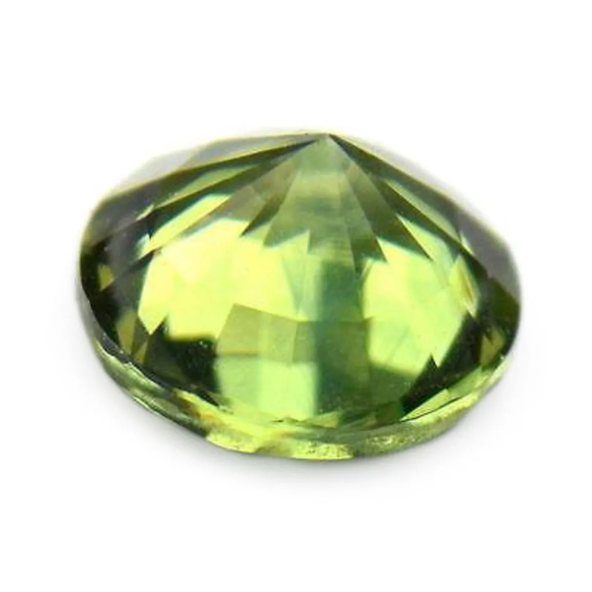 0.66ct Certified Natural Green Sapphire