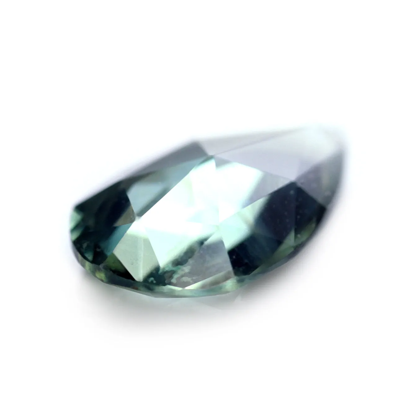 0.66ct Certified Natural Teal Sapphire