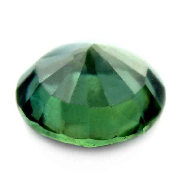 0.67ct Certified Natural Green Sapphire