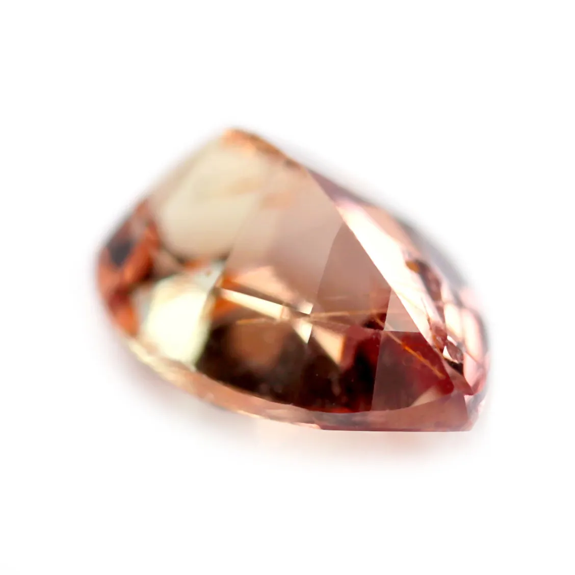 0.68ct Certified Natural Peach Sapphire