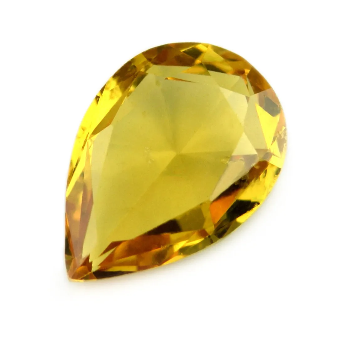 0.69ct Certified Natural Yellow Sapphire