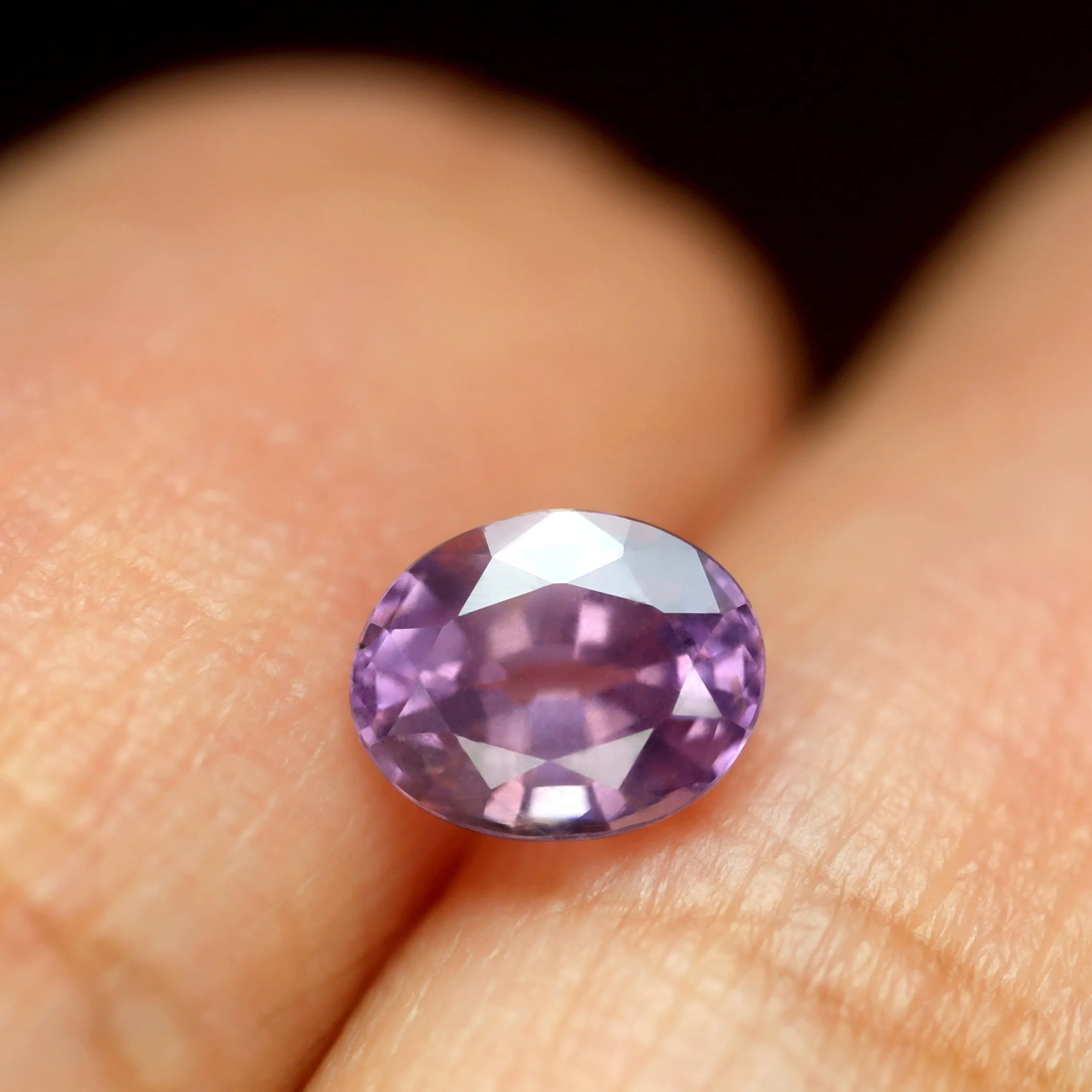 0.70ct Certified Natural Purple Sapphire