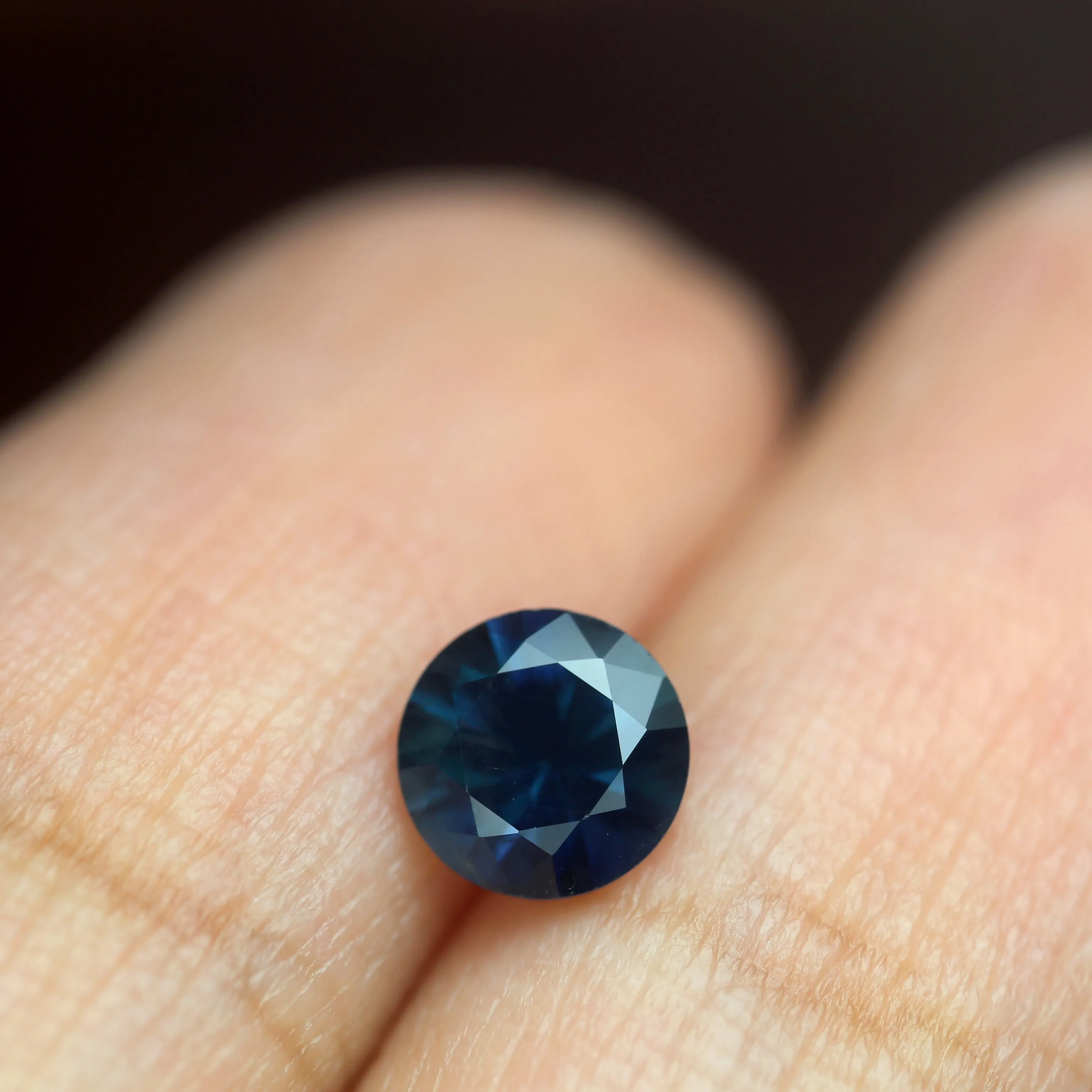 0.71ct Certified Natural Blue Sapphire