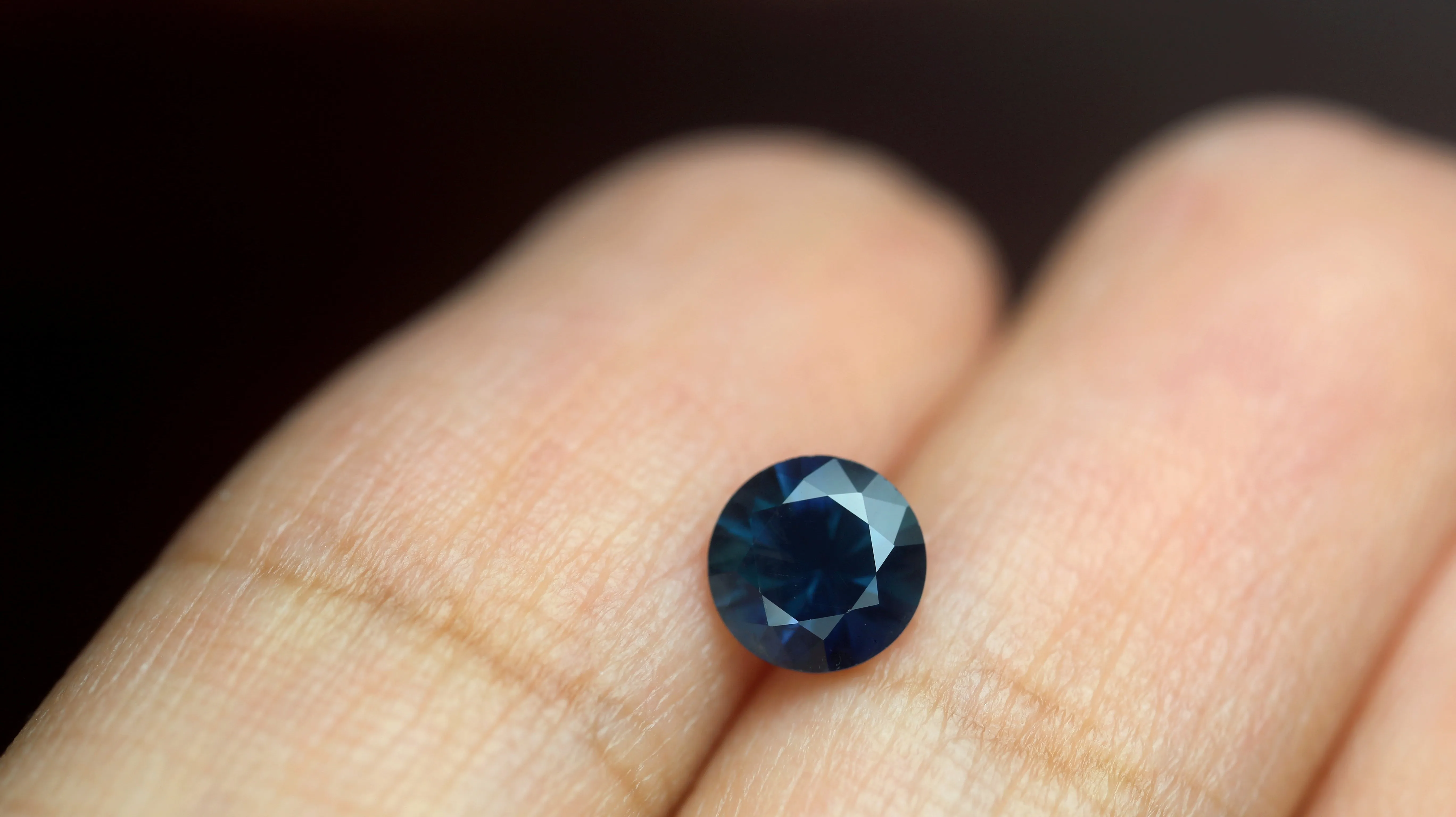 0.71ct Certified Natural Blue Sapphire