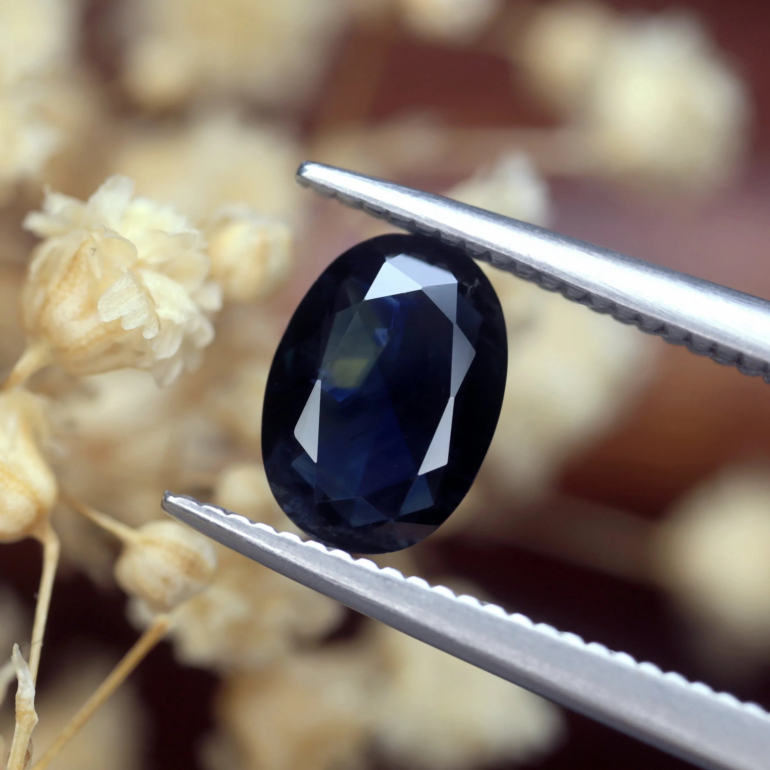 0.71ct Certified Natural Blue Sapphire