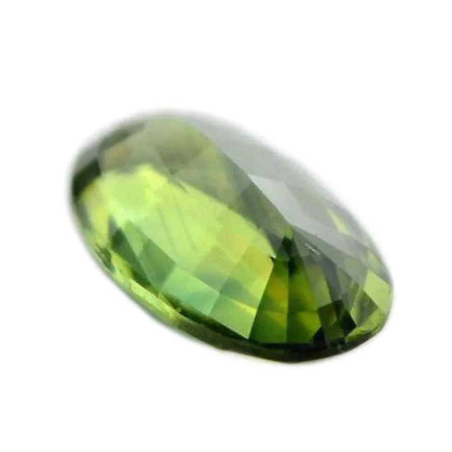 0.71ct Certified Natural Green Sapphire