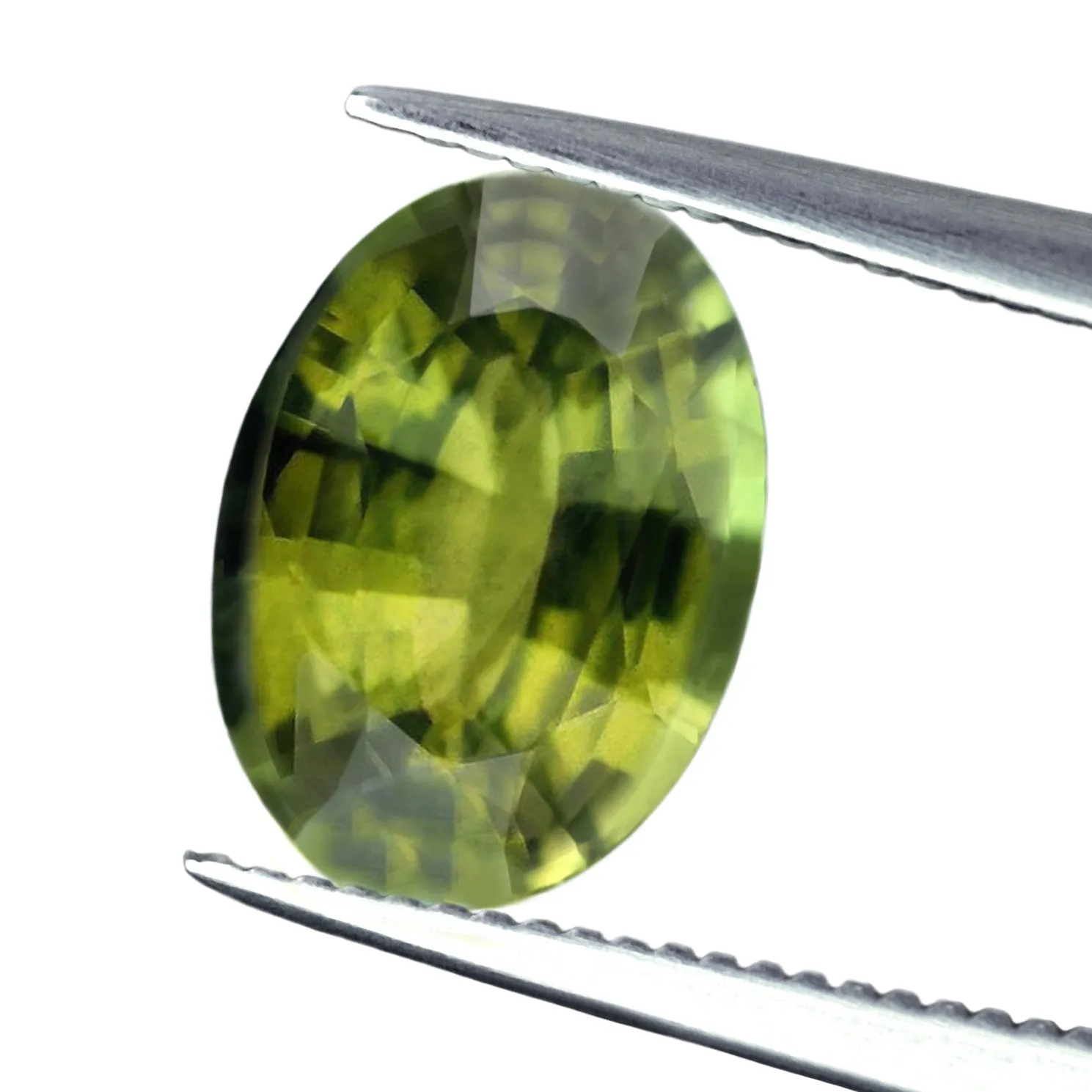 0.71ct Certified Natural Green Sapphire