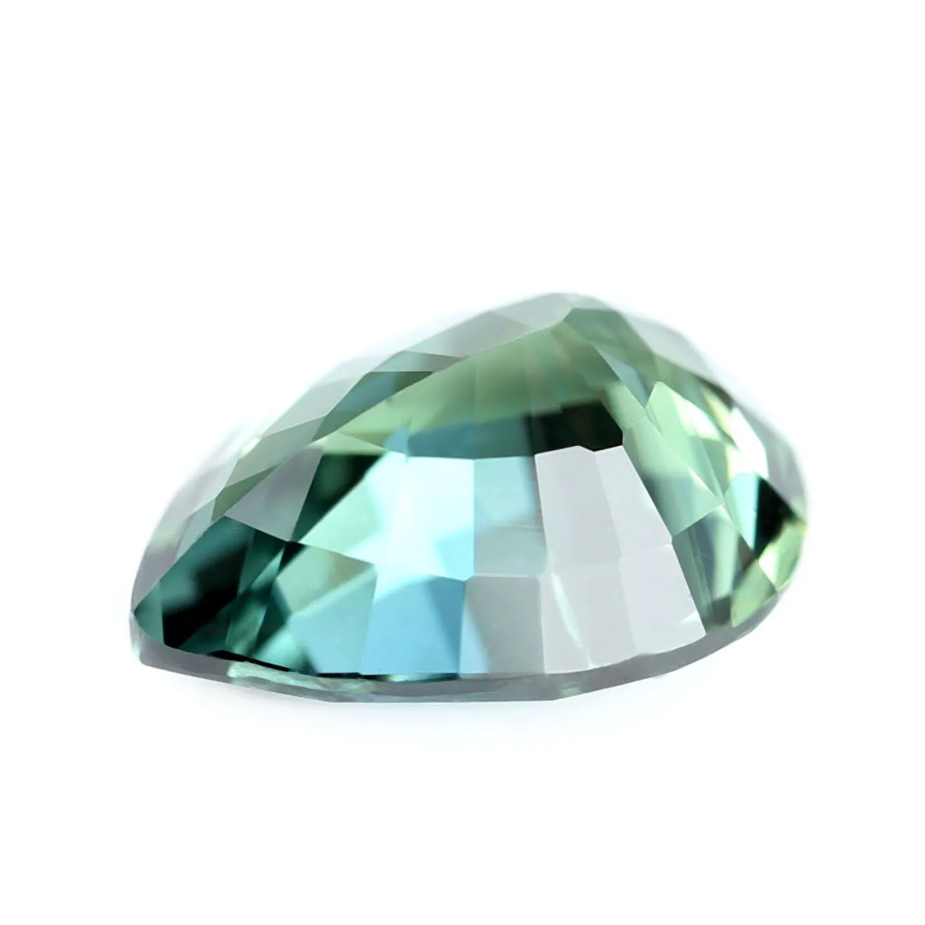 0.71ct Certified Natural Teal Sapphire