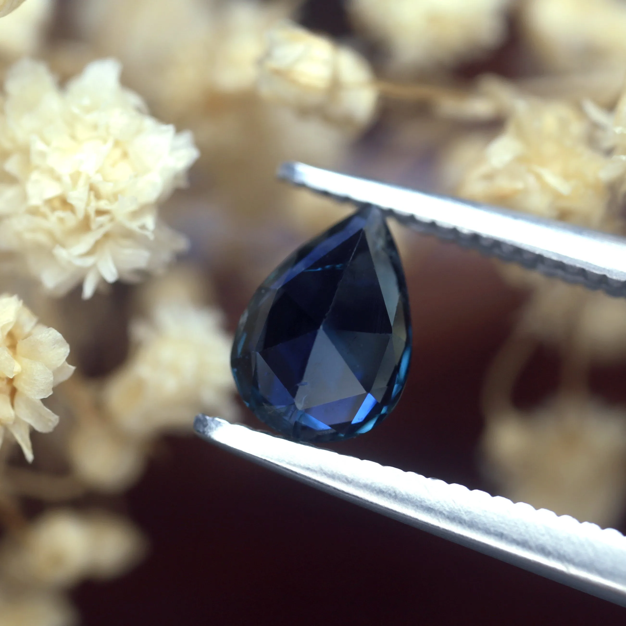 0.72 ct Certified Natural Blue Sapphire