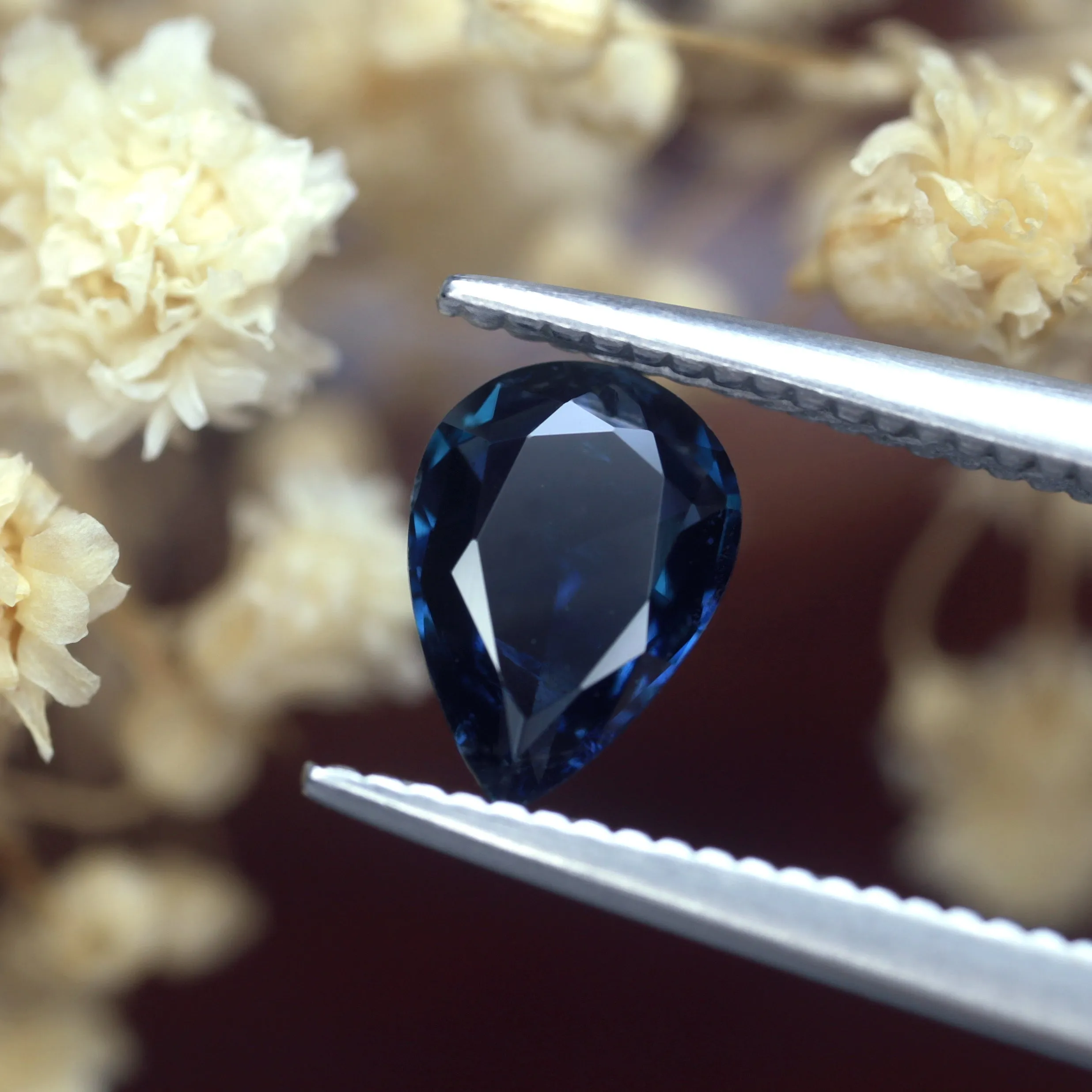 0.72 ct Certified Natural Blue Sapphire