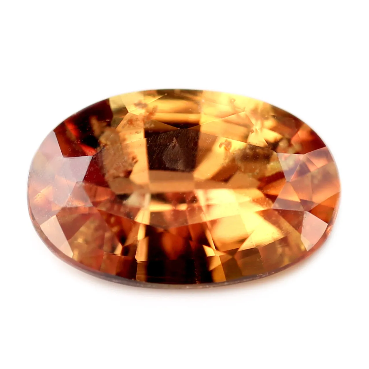 0.72ct Certified Natural Orange Sapphire