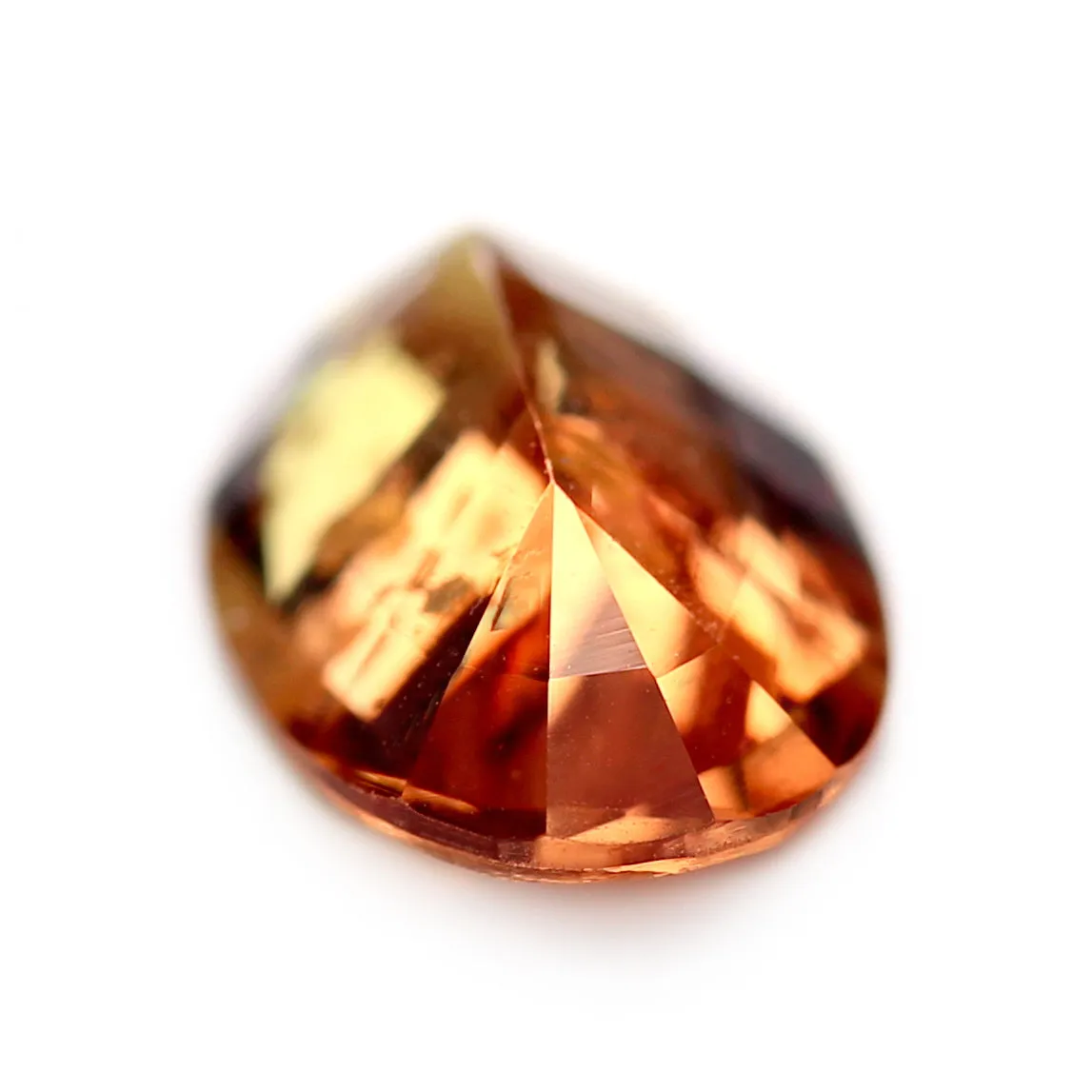 0.72ct Certified Natural Orange Sapphire